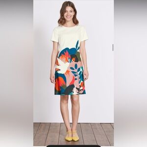 Biden Isla Dove Women’s 6 colorful Cotton Sheath dress